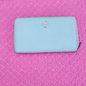 Tory Burch Light Blue Wallet